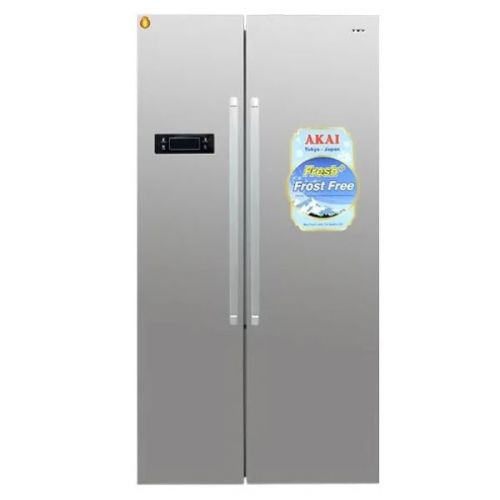 AKAI FRIDGE SIDE BY SIDE 521L RF077AC-562SS