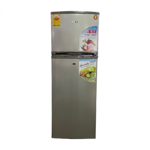 AKAI FRIDGE DOUBLE DOOR 181L SILVER RF059AC-23D