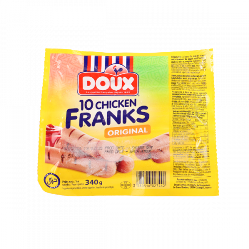 DOUX CHICKEN SAUSAGES 340G